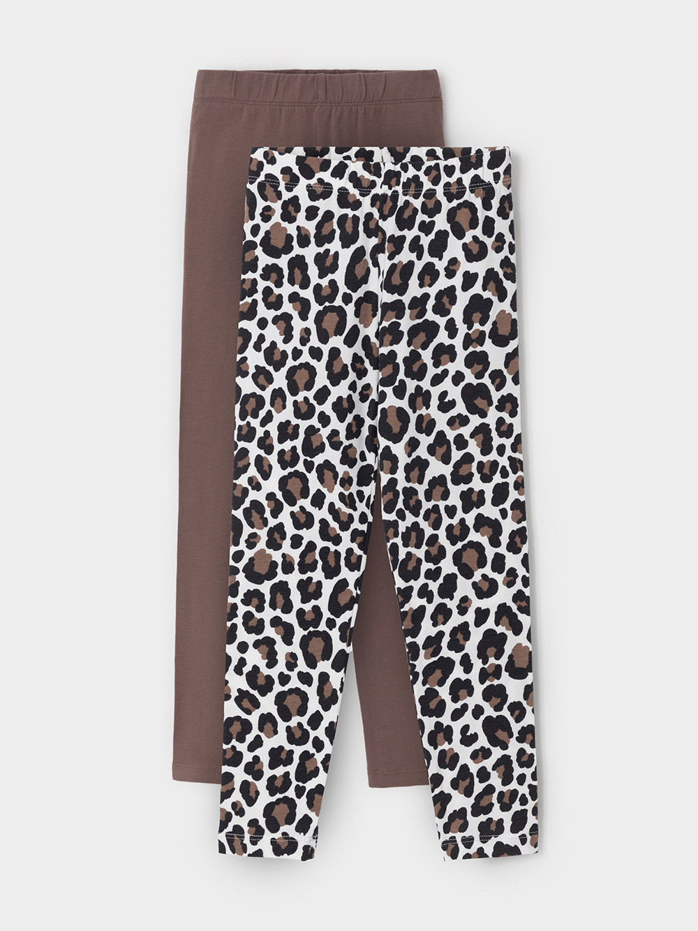 Лосины для девочки, артикул: МП 4074-2уп, цвет: кофейный