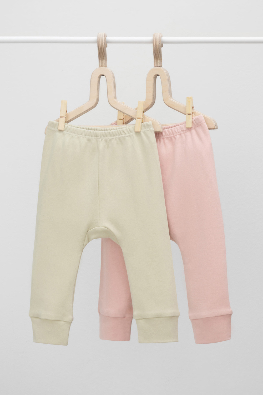 Брюки для новорожденных, артикул: К 4718-2уп, цвет: розовый