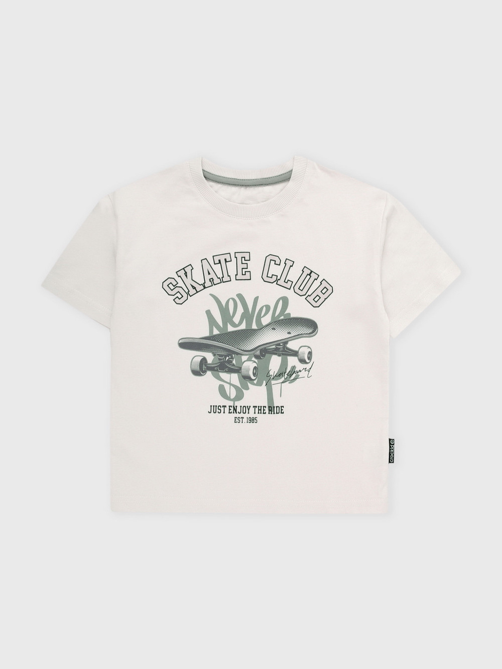 Футболка для мальчика, артикул: КР 302981, цвет: светло-бежевый