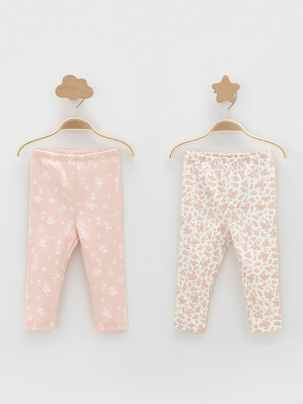 Брюки для новорожденных, артикул: К 400785-2уп, цвет: розовый