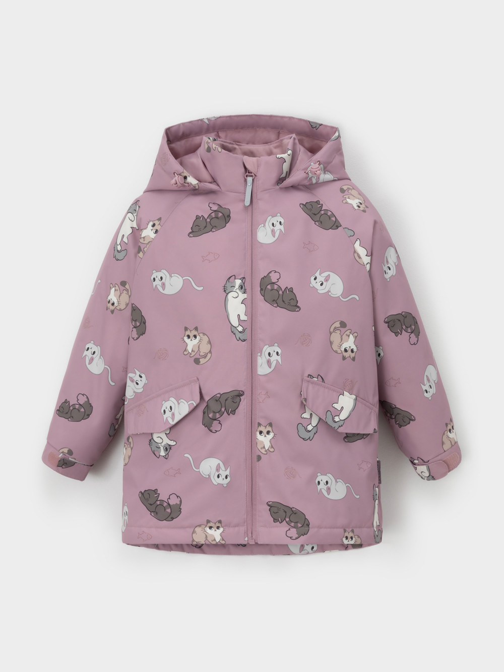 Куртка для девочки, артикул: ВК 32167/н/9 Ал, цвет: розовый