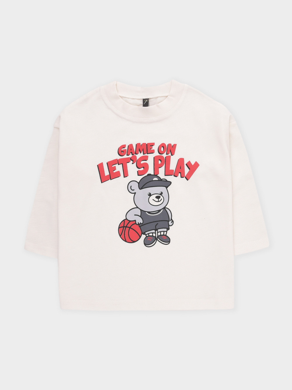 Лонгсливы для мальчика, артикул: МП 303085, цвет: сахар