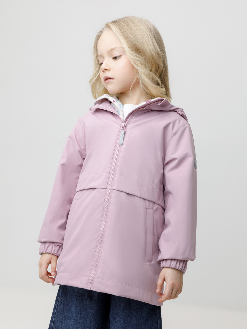 Куртка для девочки, артикул: ВК 32186/2 УЗГ, цвет: фиолетовый