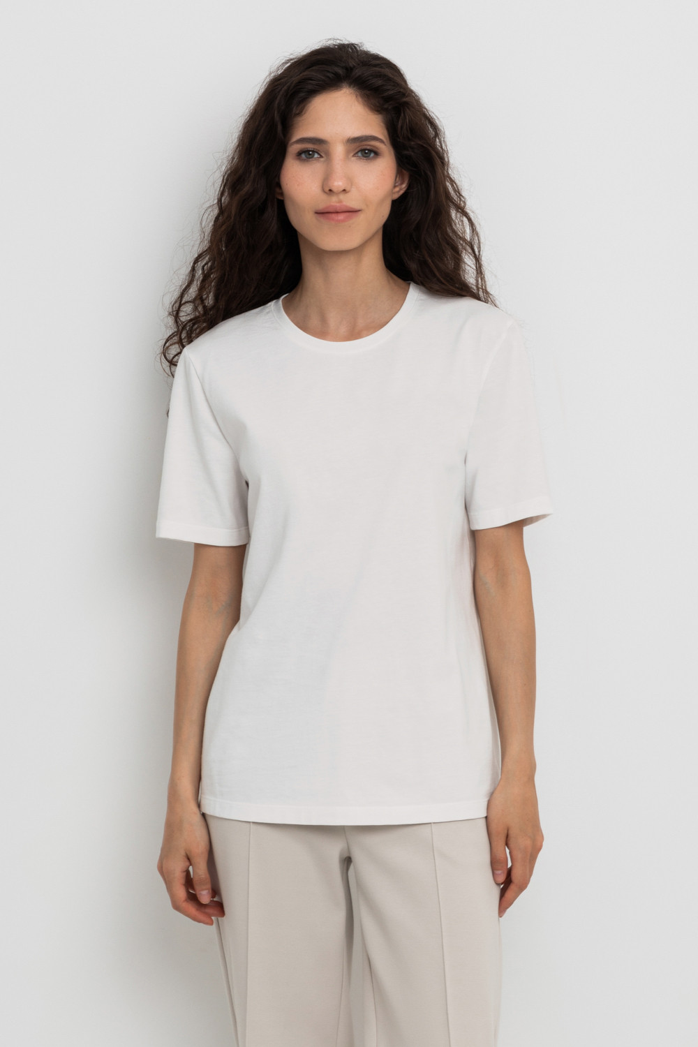 Футболки для дома для мам, артикул: ЕП 30097, цвет: сливки2