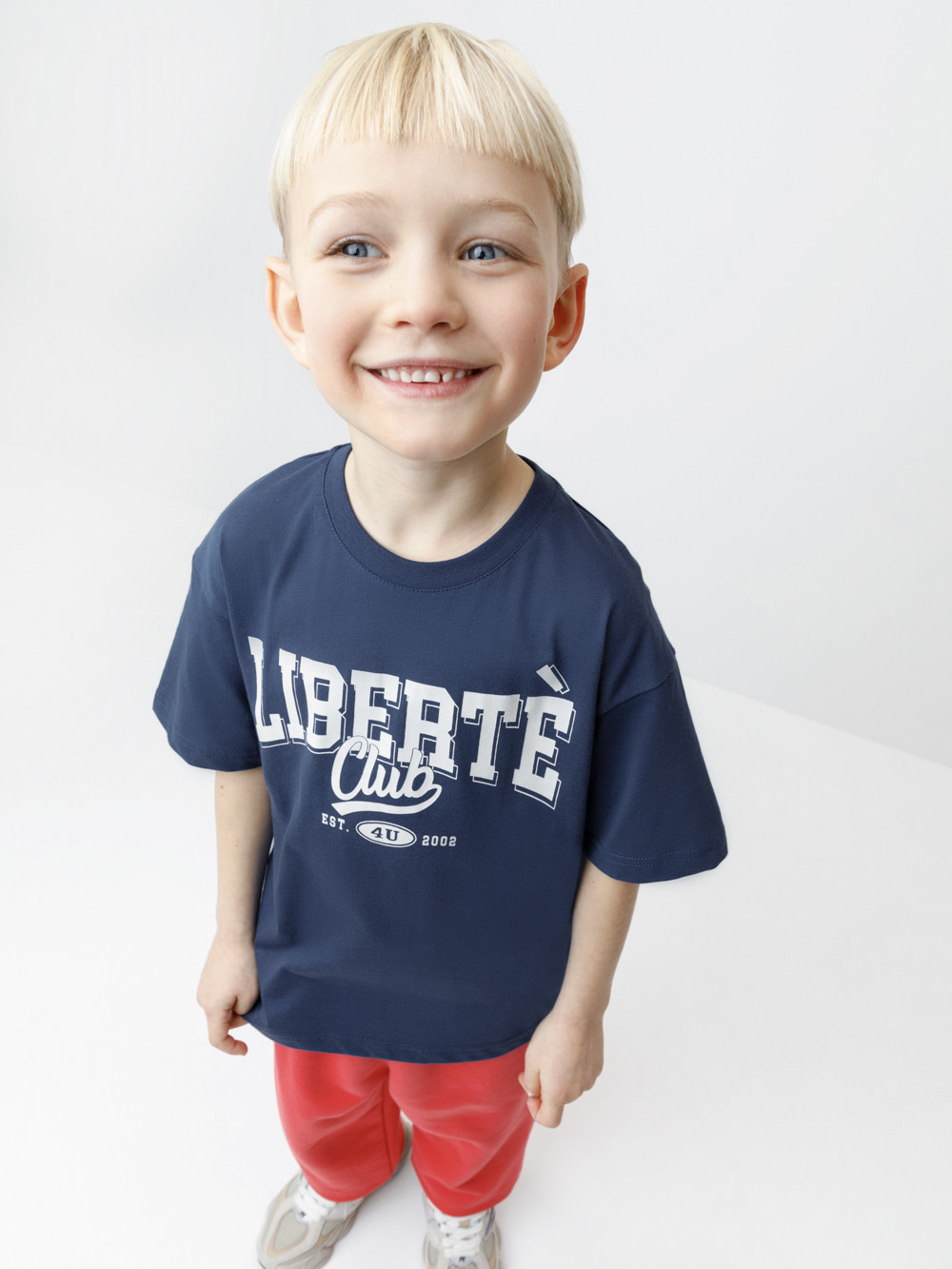 Футболка для мальчика, артикул: КР 303045, цвет: синий