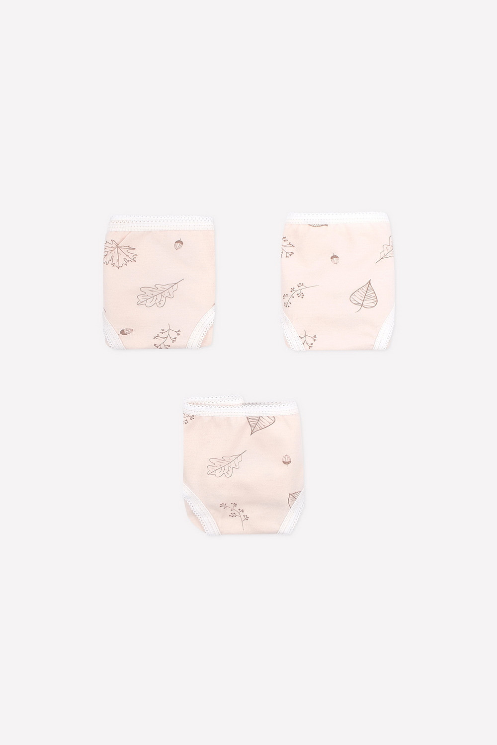 Трусы для девочки, артикул: К 1931-3уп, цвет: сливки2