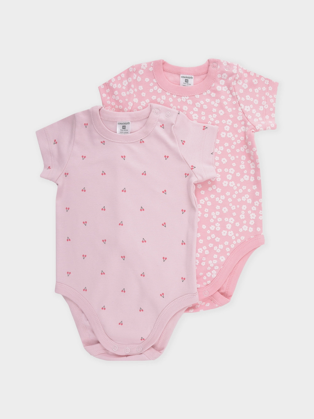 Боди для новорожденных, артикул: К 6239-2уп, цвет: розовый