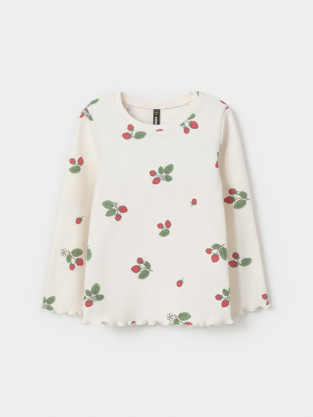 Лонгсливы для девочки, артикул: МП 303067, цвет: белый