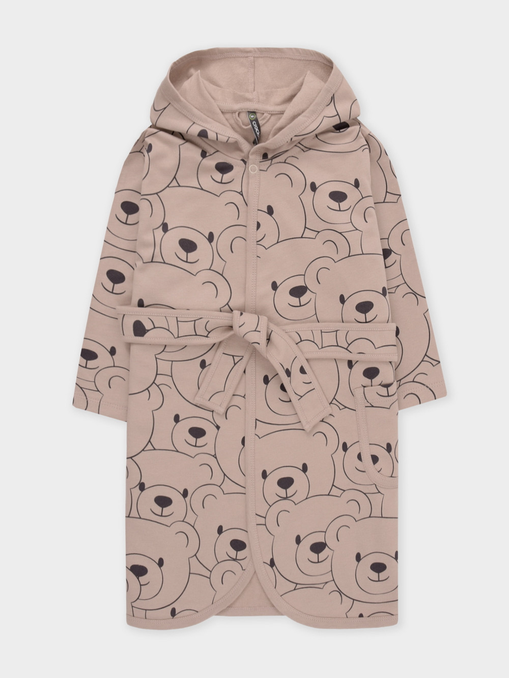 Халат для мальчика, артикул: К 5763, цвет: кофейный