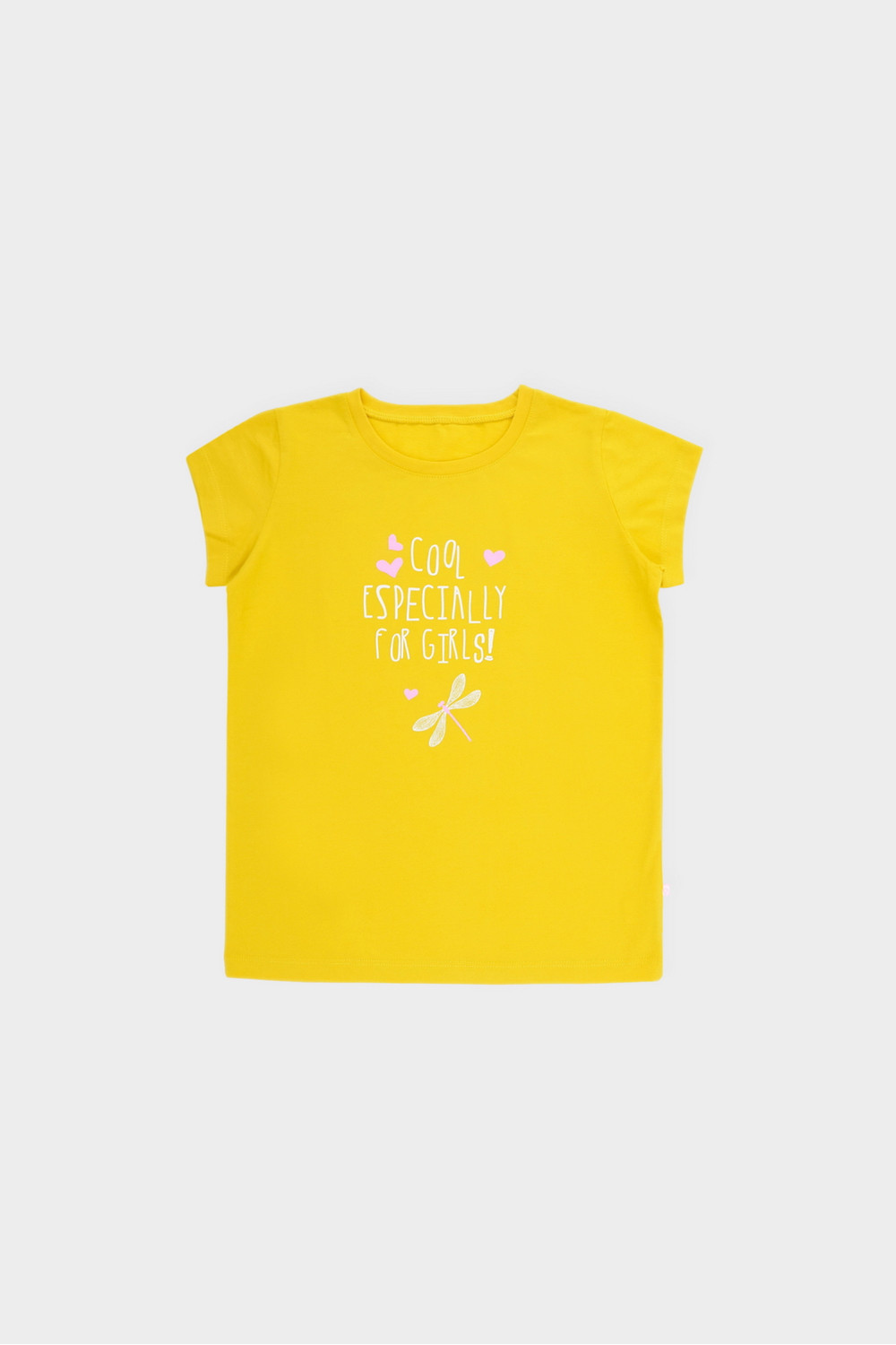 Футболка для девочки, артикул: К 301942, цвет: желтый
