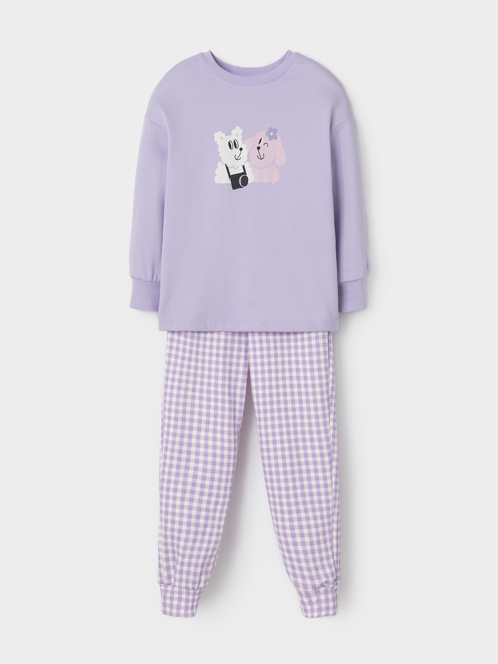 Пижама для девочки, артикул: К 1567, цвет: фиолетовый