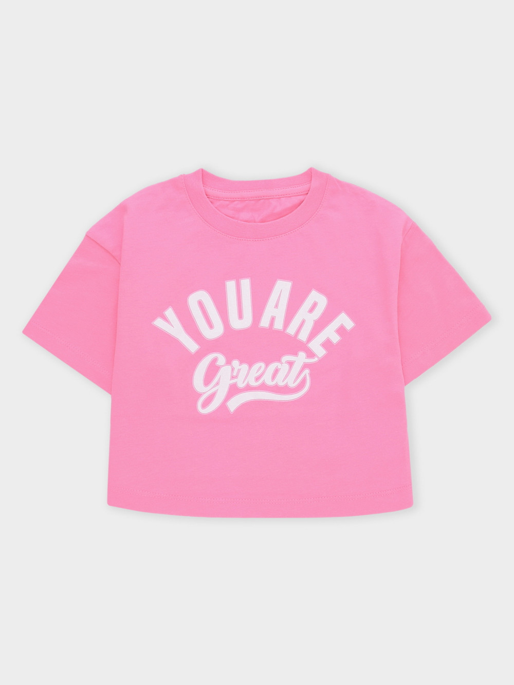 Футболка для девочки, артикул: КР 302936-1, цвет: розовый