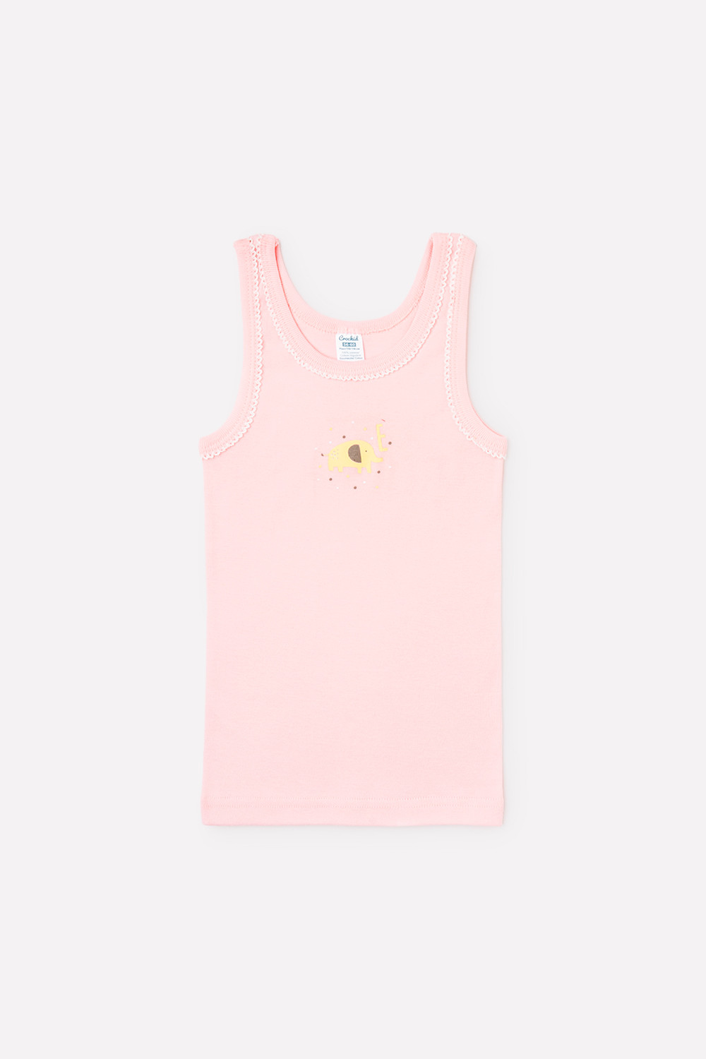 Майки бесшовные для девочки, артикул: К 1066, цвет: розовый