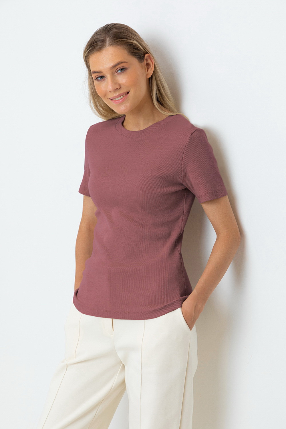 Футболки для дома для мам, артикул: ЕП 30008, цвет: розовый