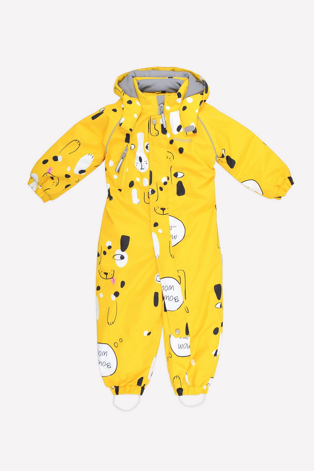 Комбинезоны утепленные для мальчика, артикул: ВК 60063/н/4 УЗГ, цвет: желтый