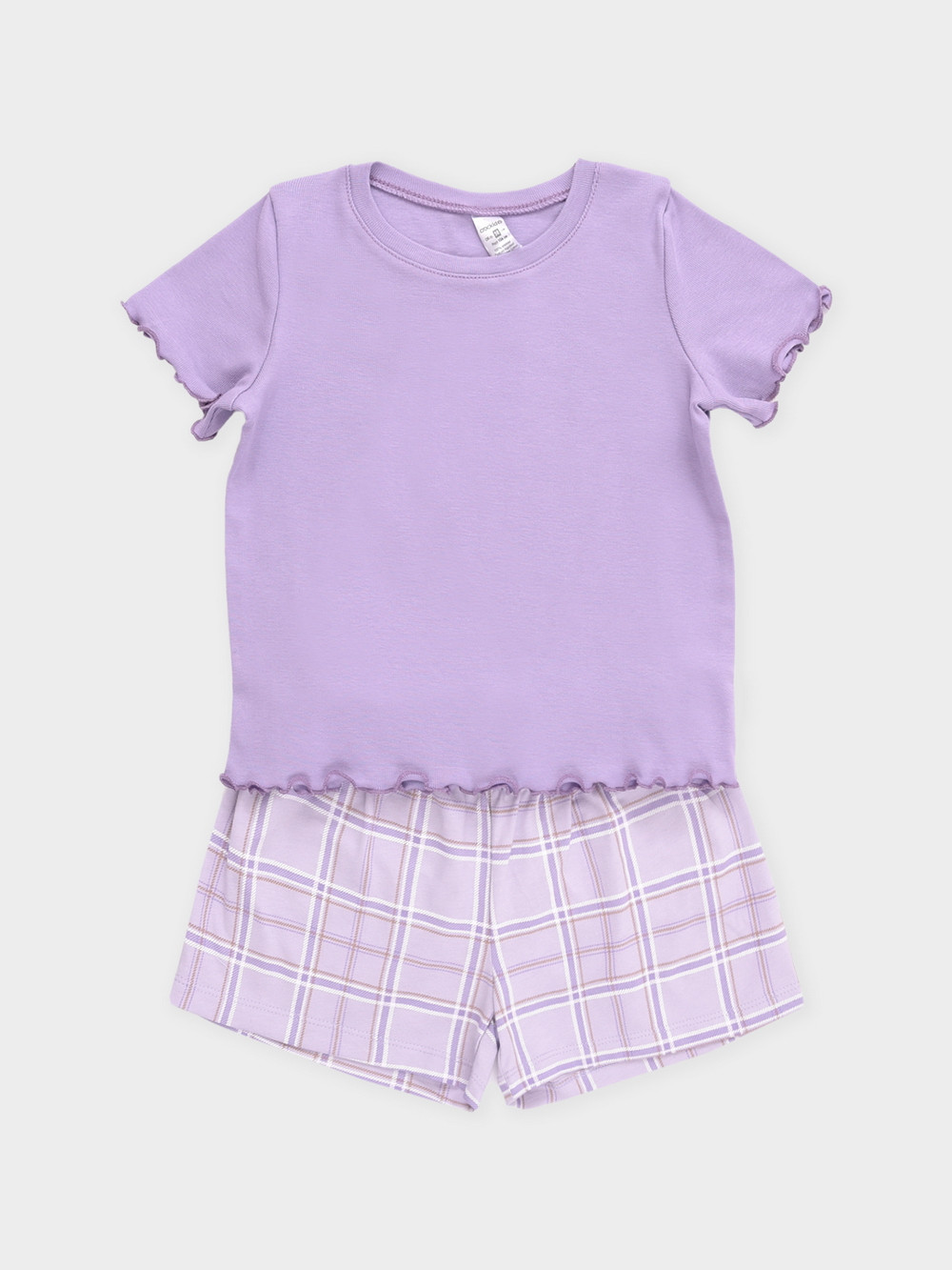 Пижама для девочки, артикул: К 1645, цвет: фиолетовый