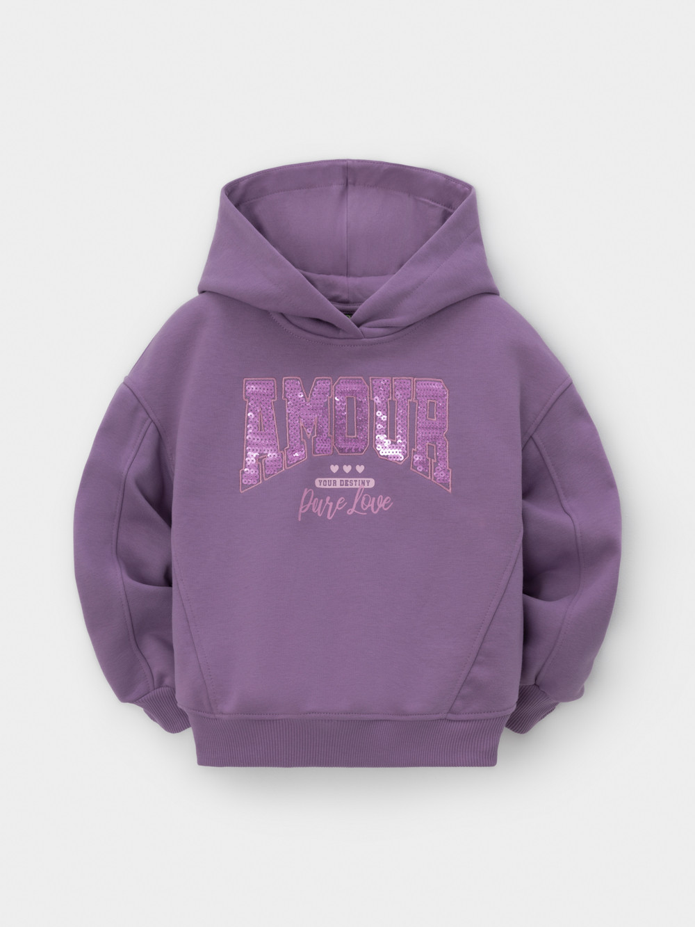 Худи для девочки, артикул: КР 302811, цвет: фиолетовый