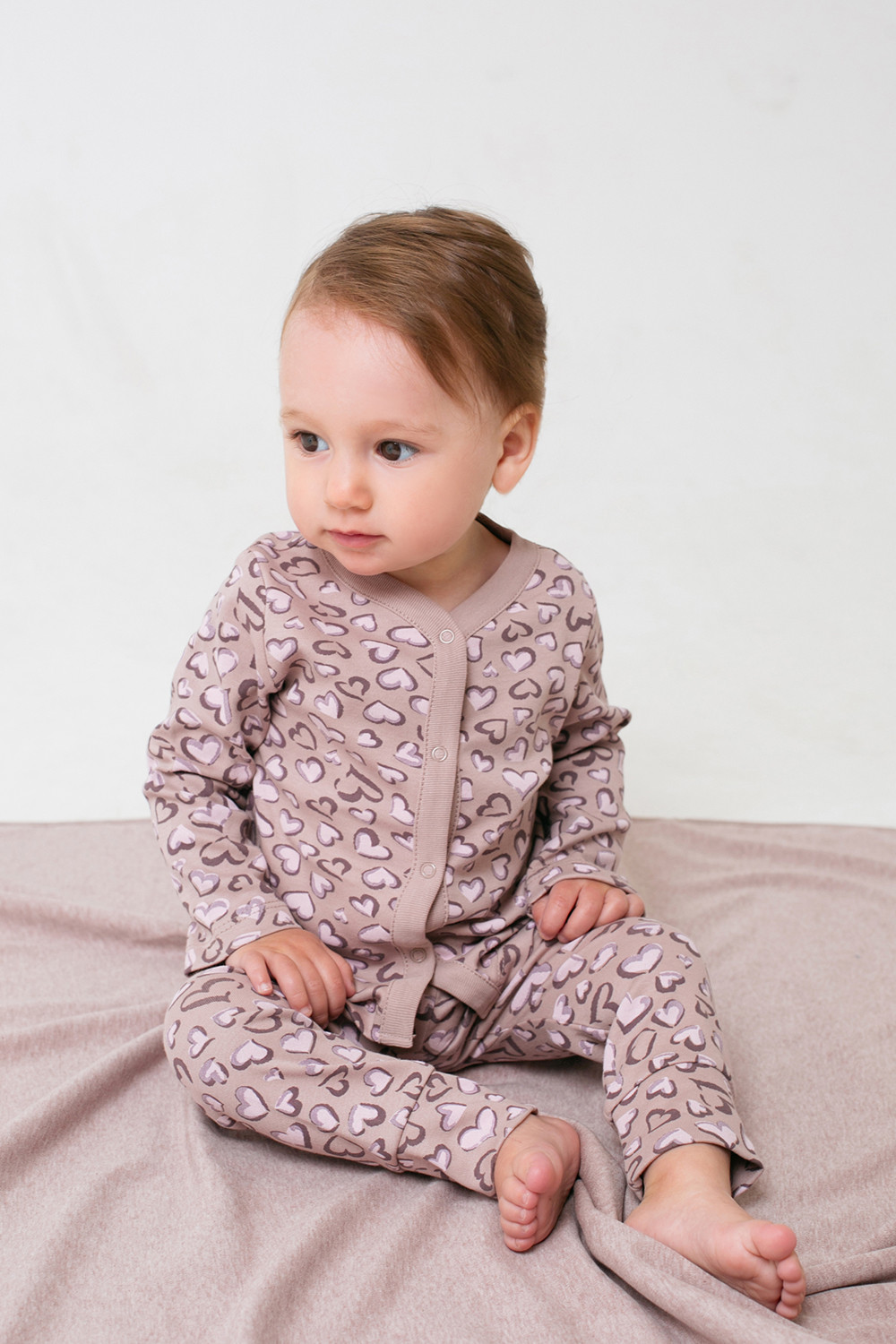 Брюки для новорожденных, артикул: К 4718, цвет: бежевый