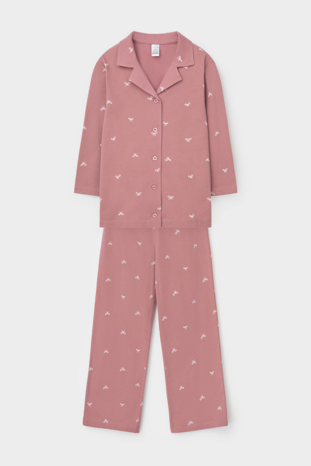 Пижама для девочки, артикул: К 1612, цвет: бордовый