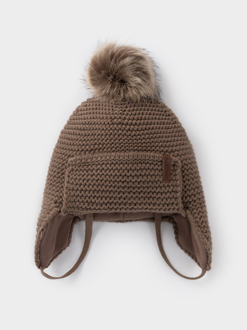 Шапка для мальчика, артикул: КВ 20403/ш, цвет: коричневый