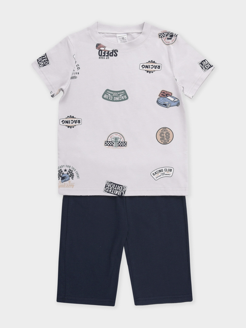 Пижама для мальчика, артикул: К 1614, цвет: светло-серый5