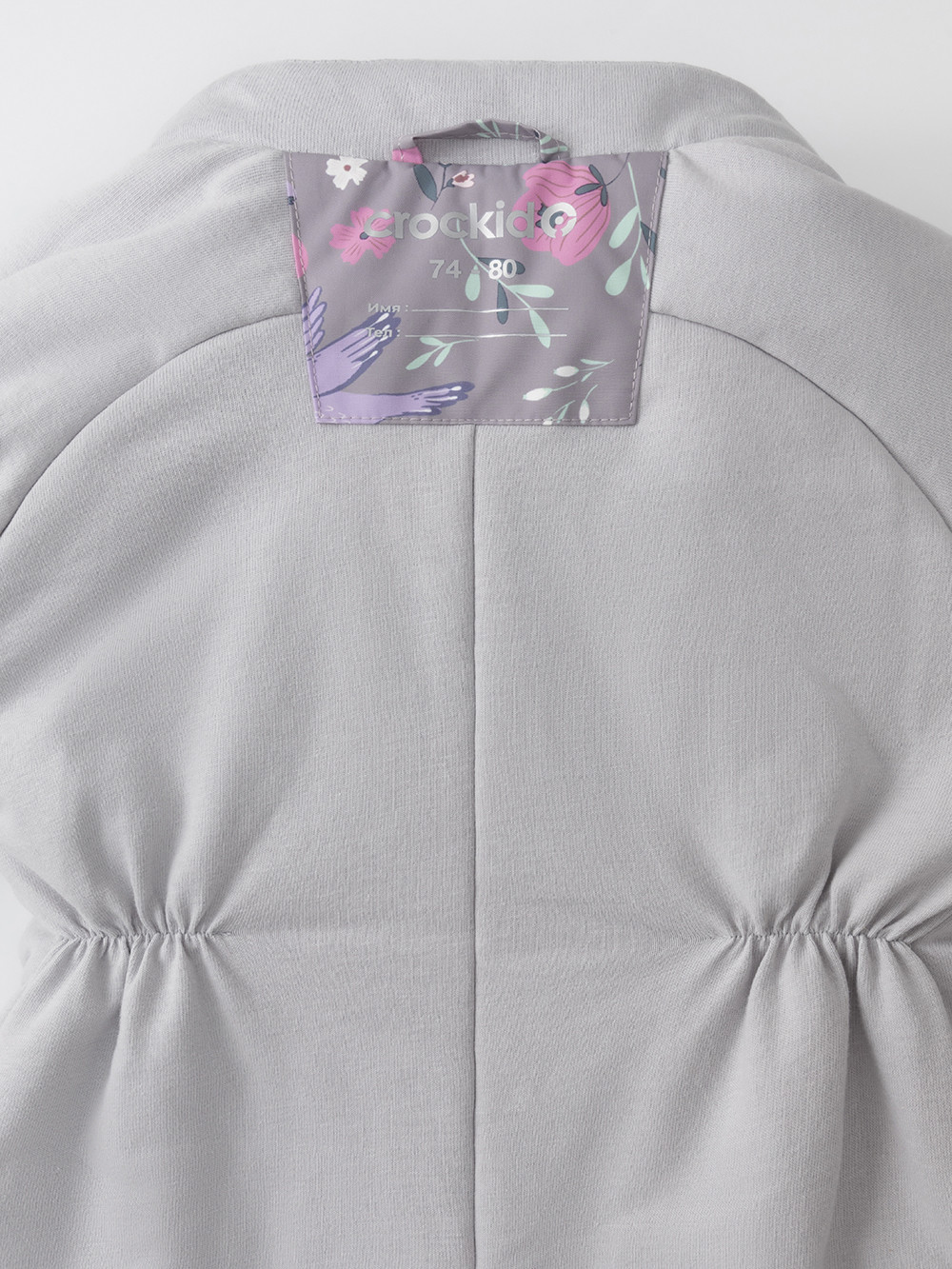 Комбинезоны утепленные для девочки, артикул: ВК 60085/н/2 Ал, цвет: серый, фото 10