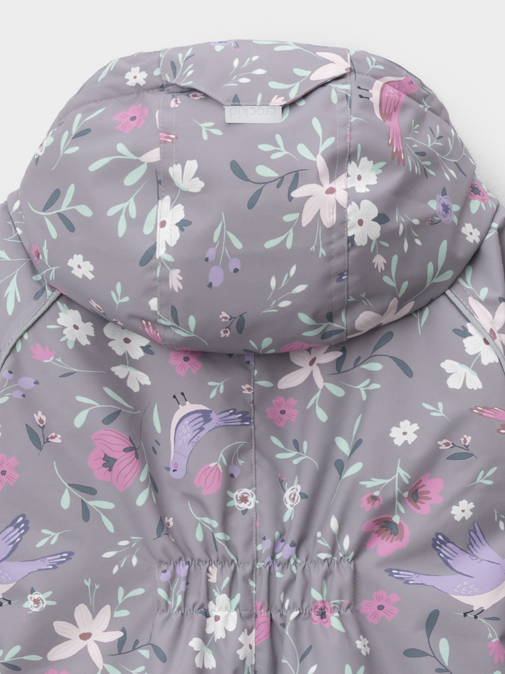 Комбинезоны утепленные для девочки, артикул: ВК 60085/н/2 Ал, цвет: серый, фото 11