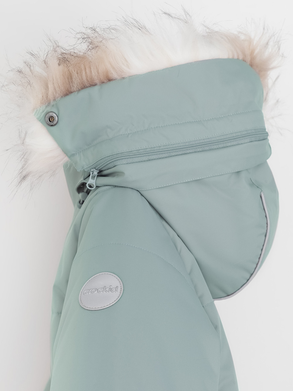 Пальто для девочки, артикул: ВК 38110/2 УЗГ, цвет: зеленый, фото 13