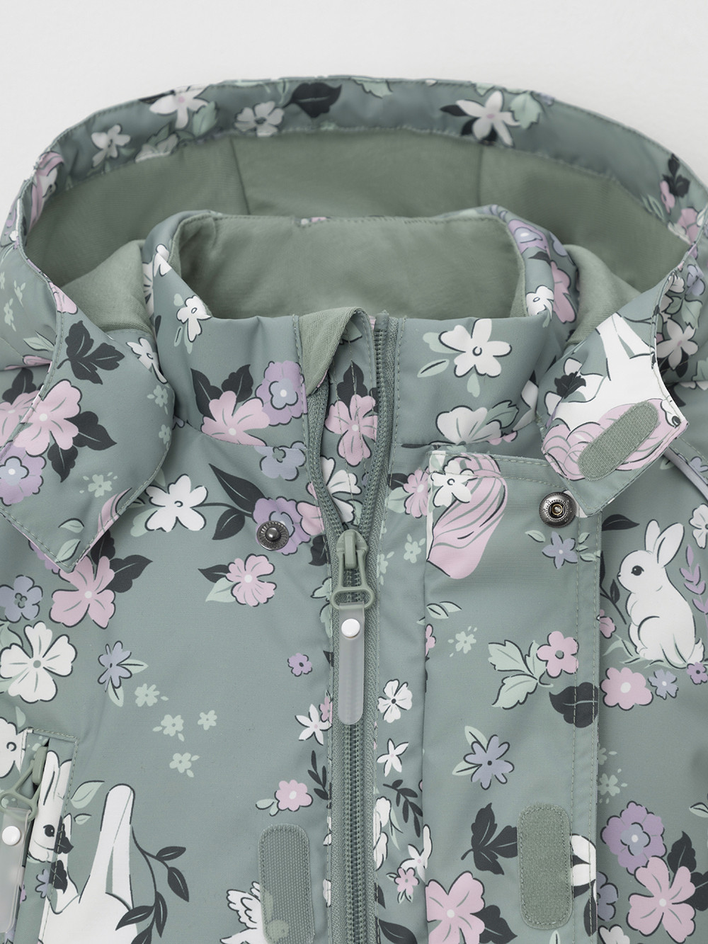 Комбинезоны утепленные для девочки, артикул: ВК 60085/н/72 Ал, цвет: минт, фото 2