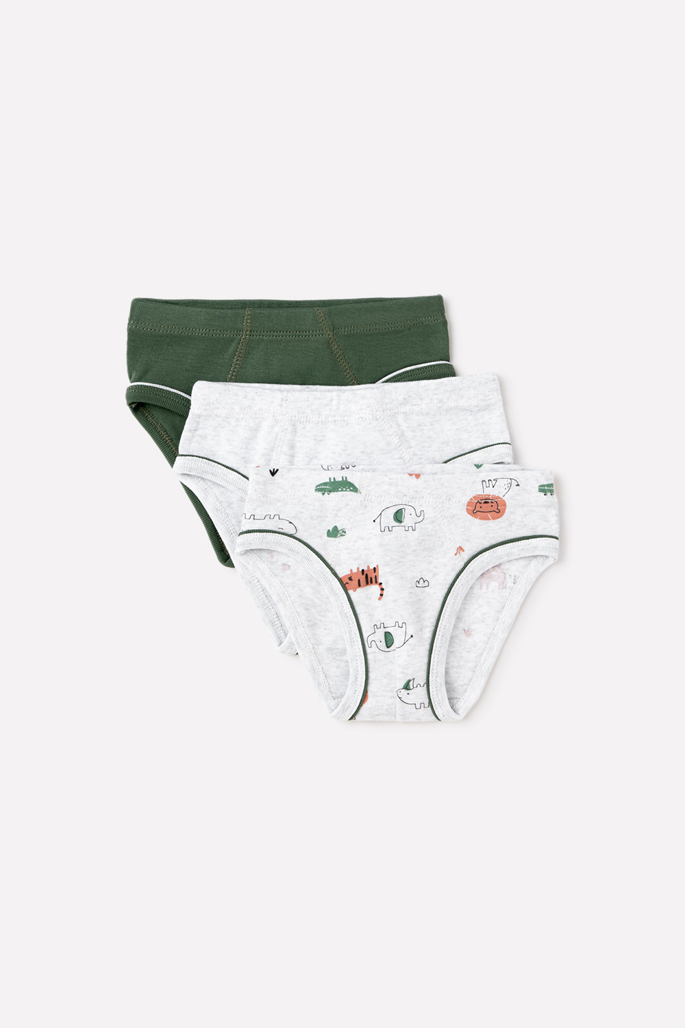 Трусы для мальчика, артикул: К 1928-3уп, цвет: зеленый, фото 2