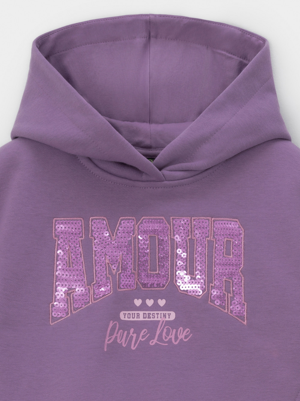 Худи для девочки, артикул: КР 302811-1, цвет: фиолетовый, фото 2