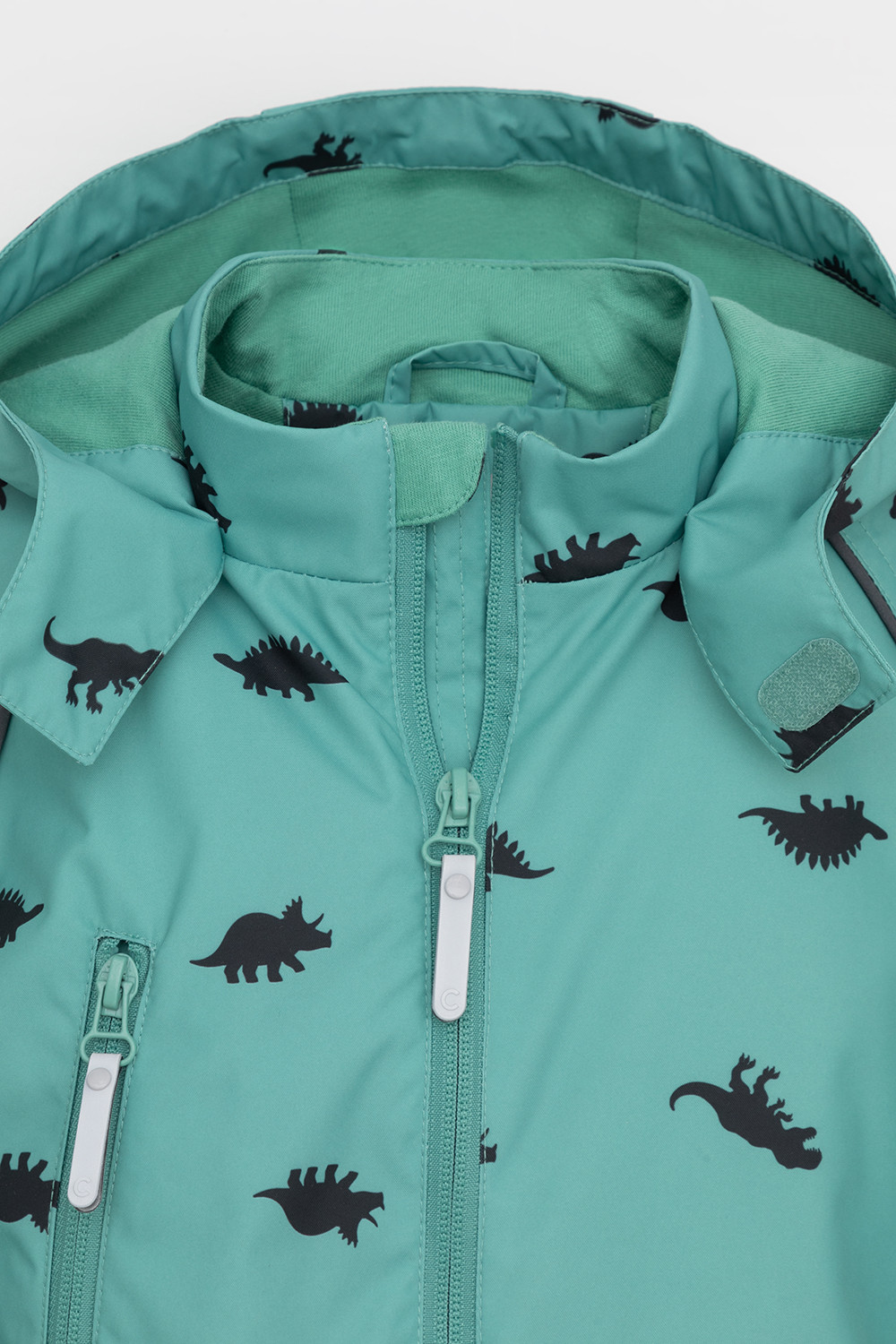 Комбинезоны утепленные для мальчика, артикул: ВК 60088/н/18 Ал, цвет: зеленый, фото 2