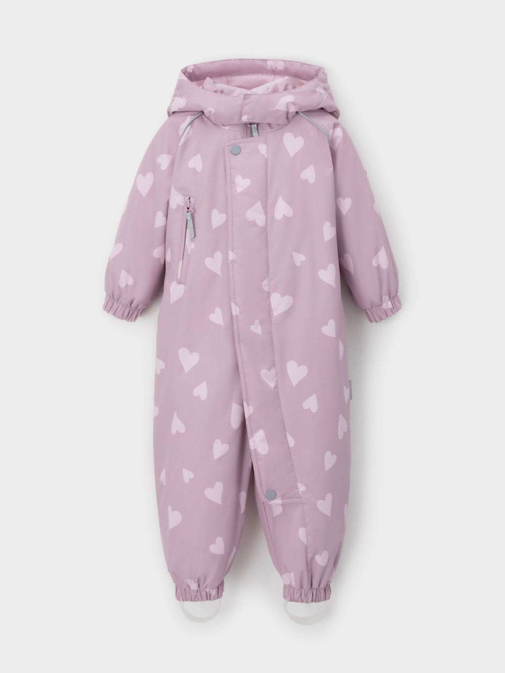 Комбинезоны утепленные для девочки, артикул: ВК 60085/н/69 Ал, цвет: фиолетовый, фото 2