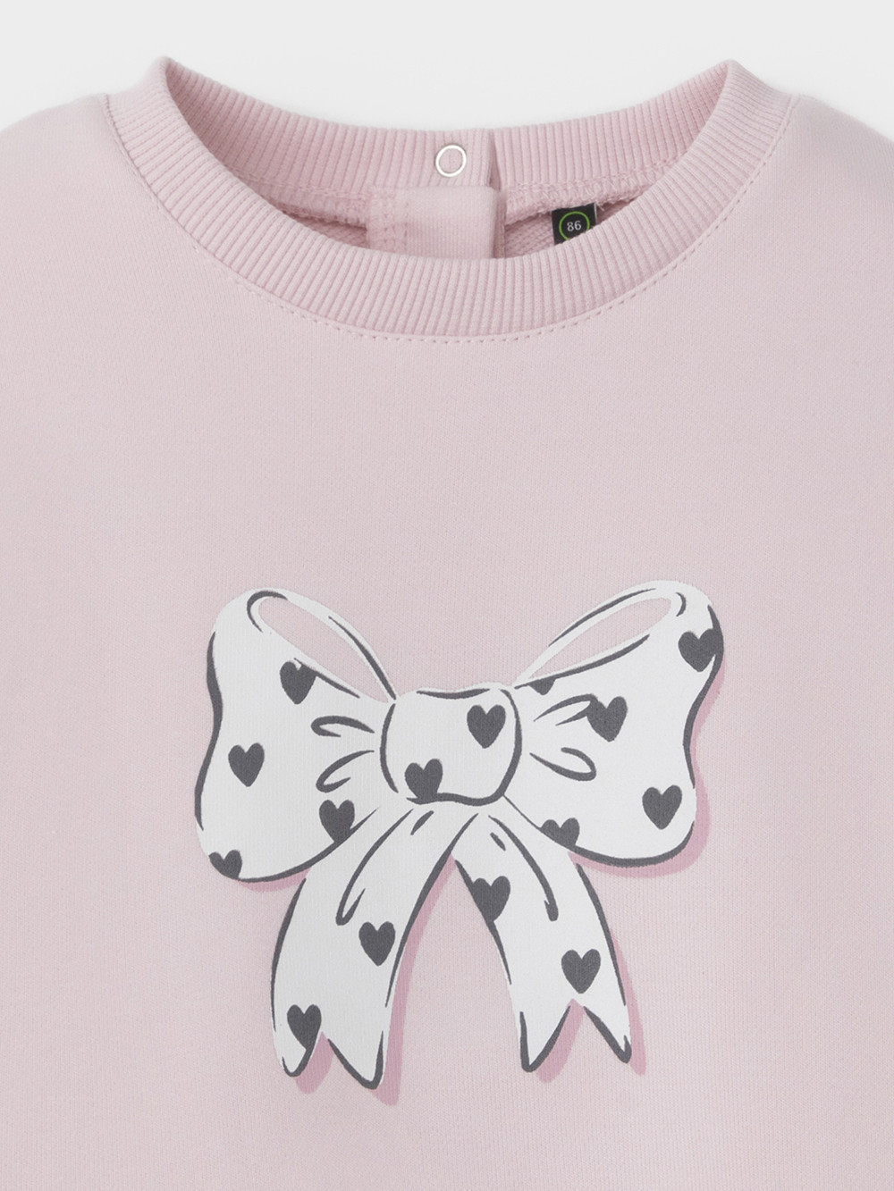 Свитшоты для девочки, артикул: КР 303031, цвет: светло-розовый, фото 2