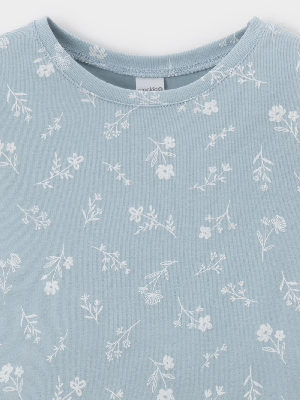 Пижама для девочки, артикул: К 1632, цвет: голубой, фото 2