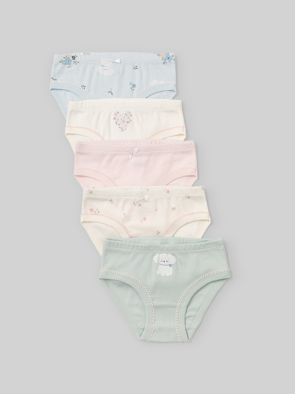 Трусы для девочки, артикул: МП 1978-5уп, цвет: сахар, фото 2