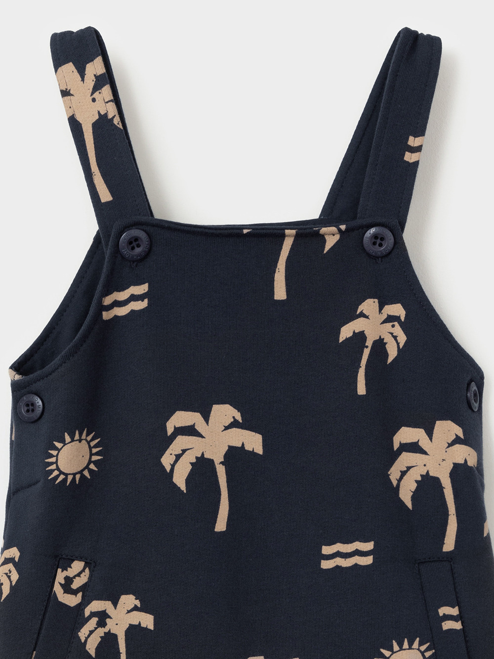 Полукомбинезон для мальчика, артикул: КР 6558, цвет: темно-синий, фото 2