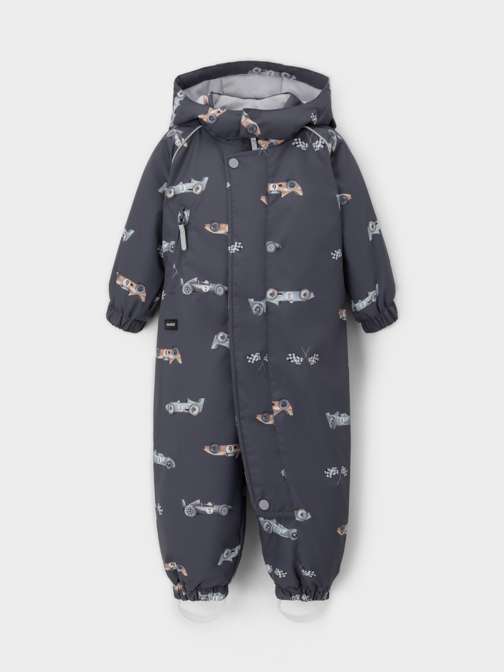 Комбинезоны утепленные для мальчика, артикул: ВК 60085/н/77 Ал, цвет: темно-серый, фото 2