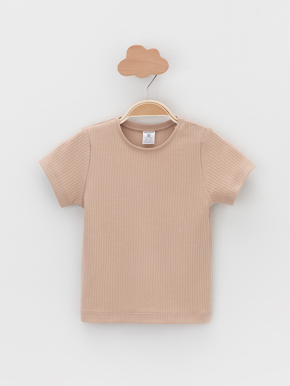 Футболка для новорожденных, артикул: К 302521-2уп, цвет: сахар, фото 2