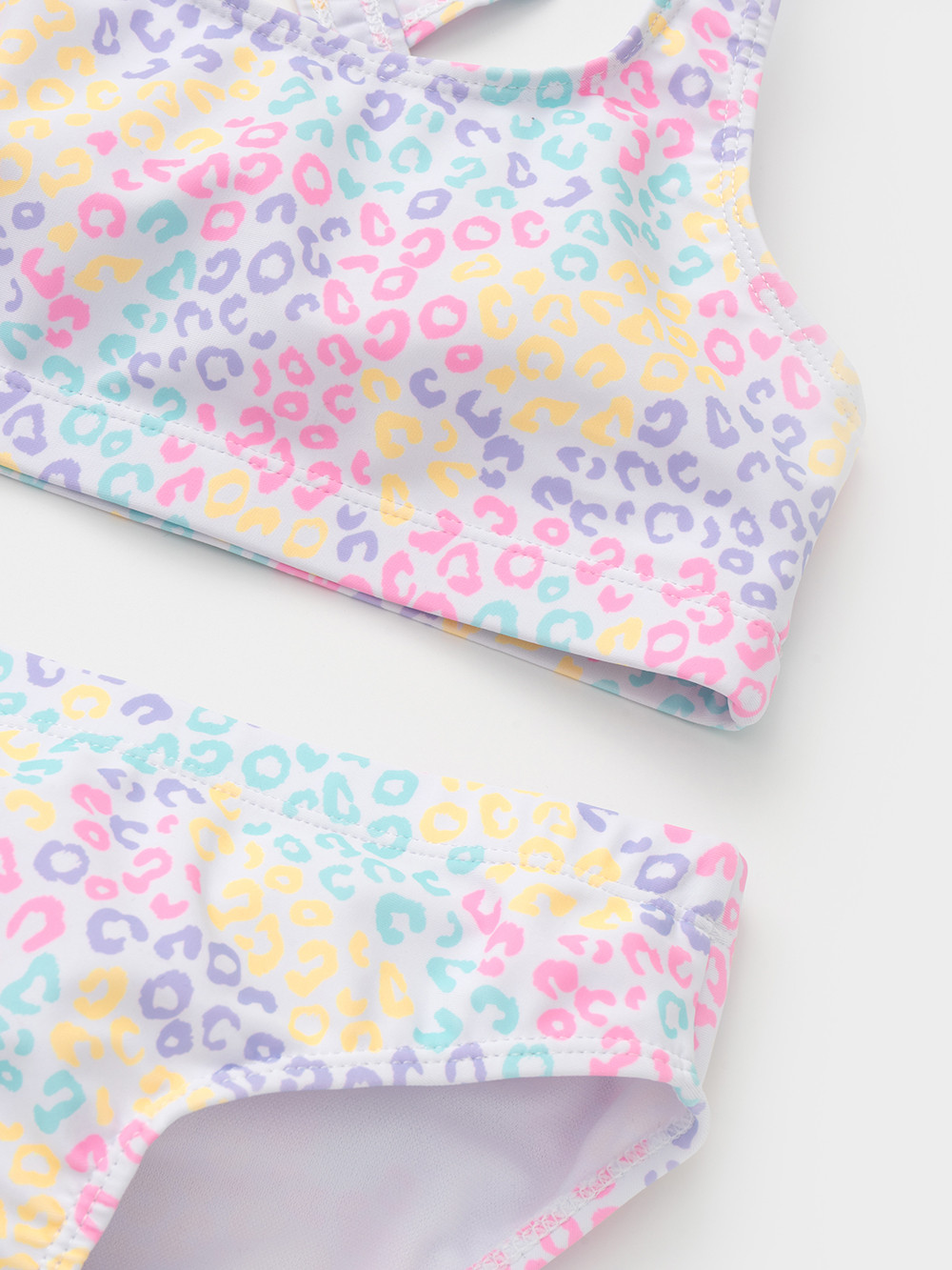 Купальник для девочки, артикул: ТК 17019/1н ФВ, цвет: белый, фото 2