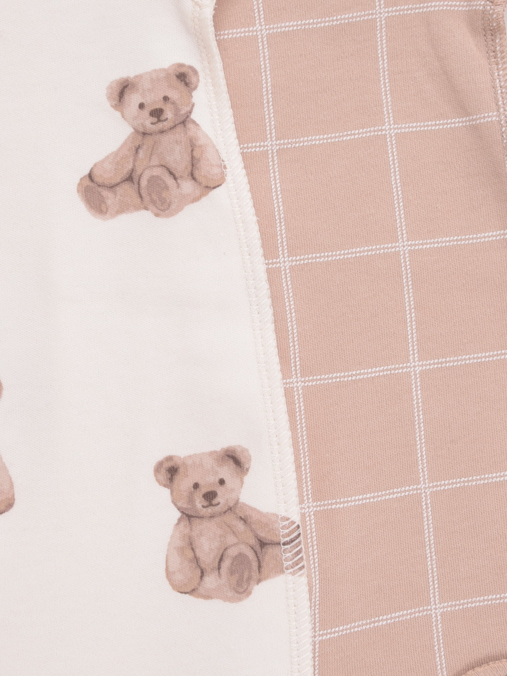 Комбинезон для новорожденных, артикул: К 6541-2уп, цвет: сахар, фото 2