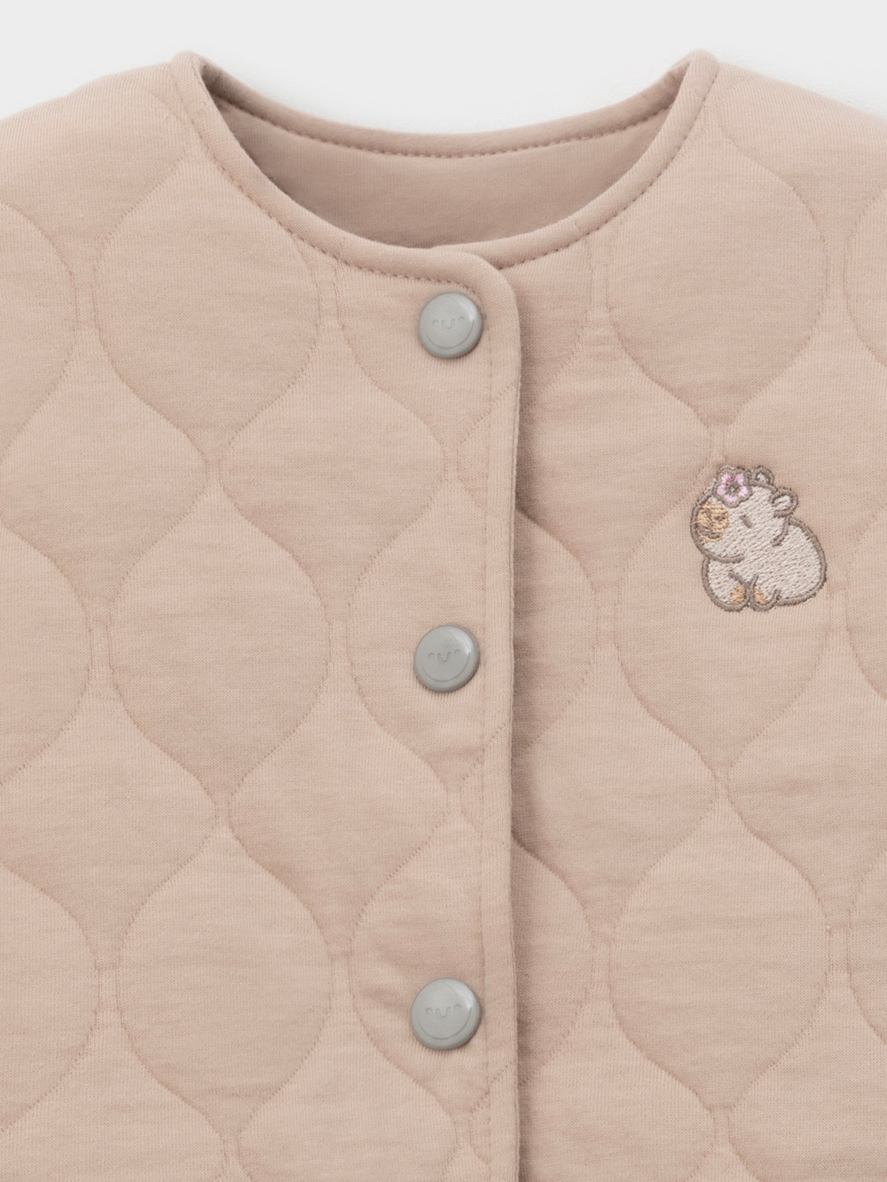 Жакет для девочки, артикул: КР 302549, цвет: бежевый, фото 2