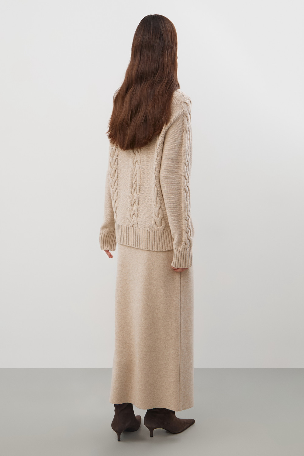 Джемперы женские для мам, артикул: ЕВ 30294/ш, цвет: бежевый, фото 2