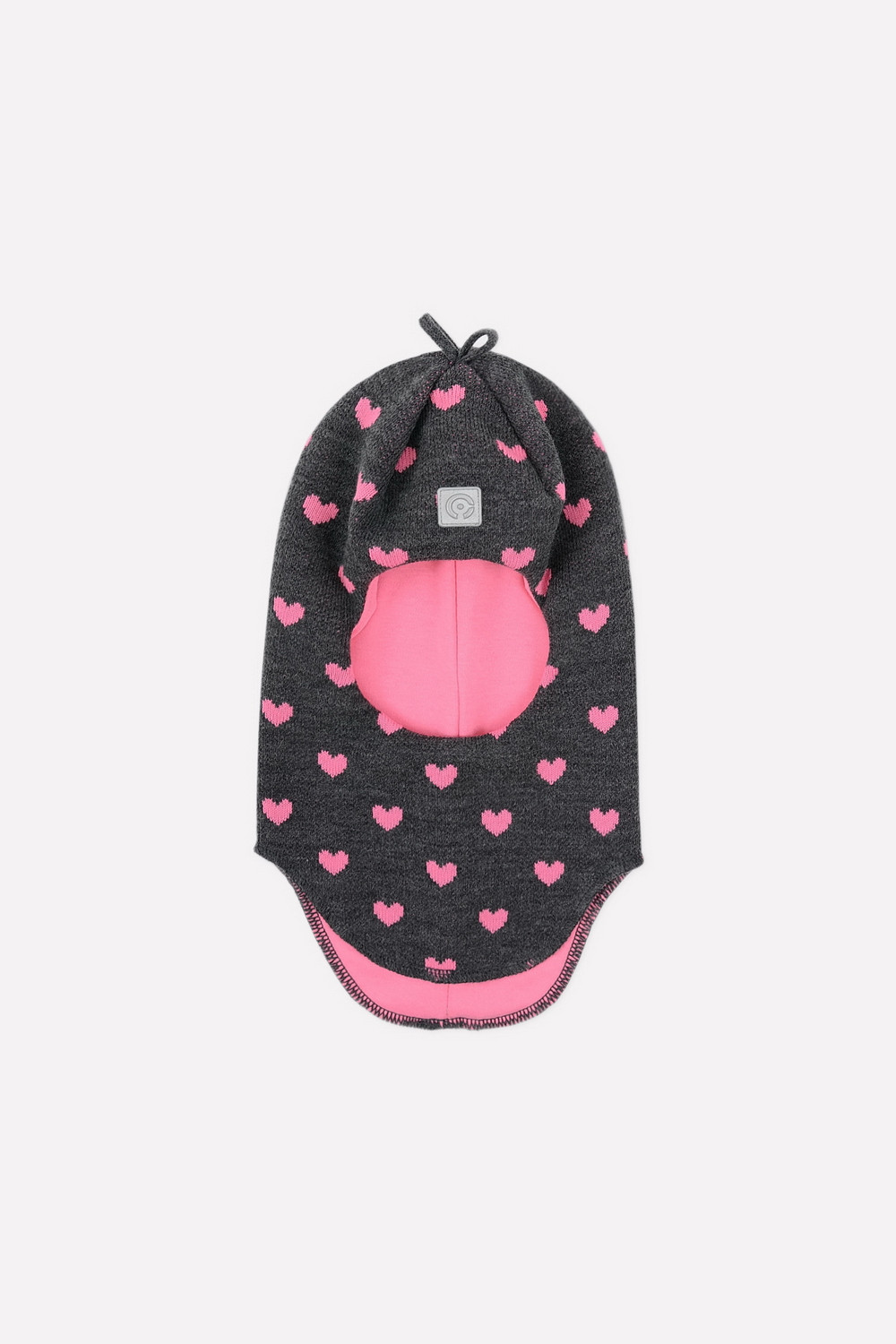 Шапка для девочки, артикул: КВ 20252, цвет: темно-серый, фото 2