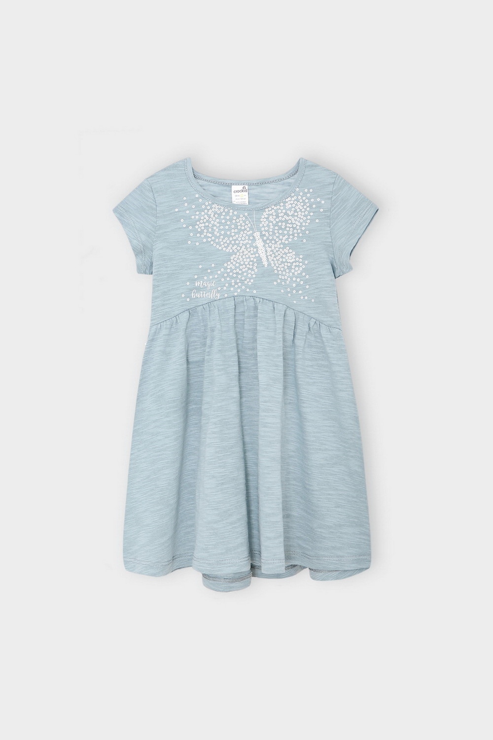 Платье для девочки, артикул: К 5732, цвет: голубой, фото 2