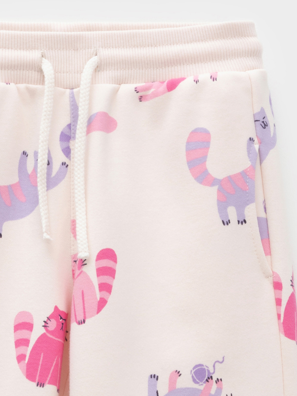 Брюки для девочки, артикул: КР 400902, цвет: сахар, фото 2