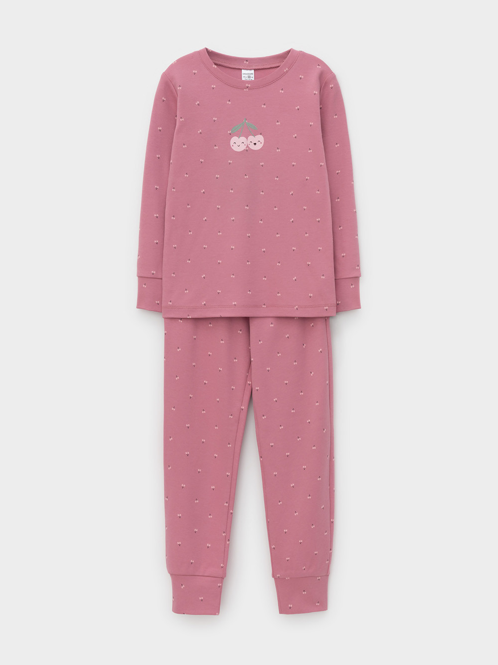 Пижама для девочки, артикул: К 1621, цвет: розовый, фото 2