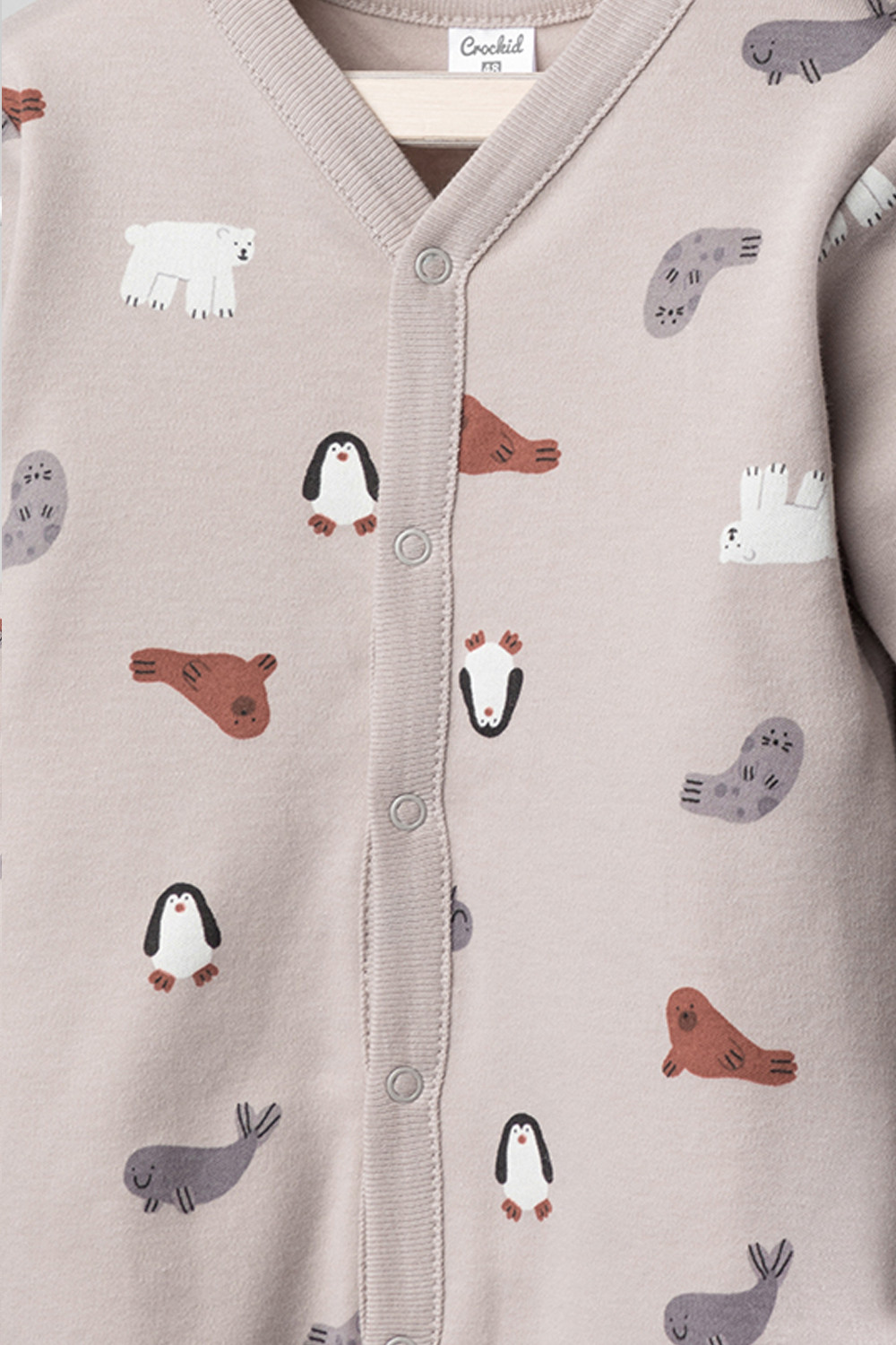 Комбинезон для новорожденных, артикул: К 6025, цвет: бежевый, фото 2