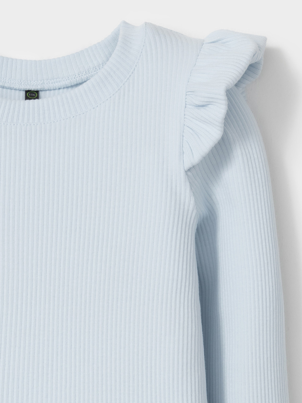 Лонгсливы для девочки, артикул: МП 303099, цвет: голубой, фото 2