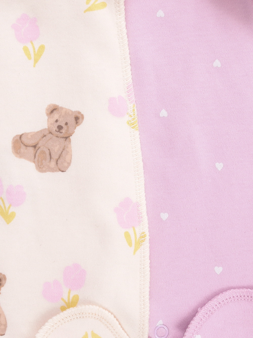 Комбинезон для новорожденных, артикул: К 6538-2уп, цвет: светло-розовый, фото 2